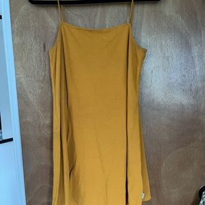 RVCA shift dress sunflower yellow